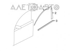 Door trim side front left Mazda3 MPS 09-13