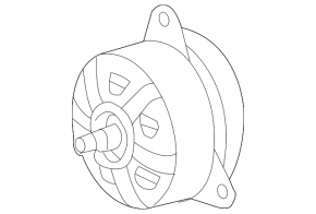 Left cooling fan motor for Toyota Rav4 13-18