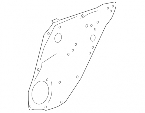 Window lift panel rear right Mercedes W164 ML