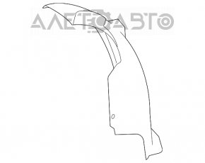Mudguard front right rear part Mercedes W164 ML