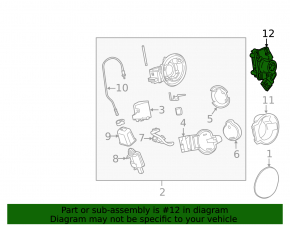 Chevrolet Volt 11-13 charging socket