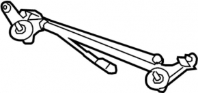 Windscreen wiper trapezoid with motor Infiniti G25 G35 G37 4d 06-14
