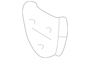 Lower automatic transmission radiator bracket for Lexus LX 98-07