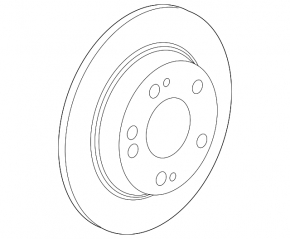 Brake disc rear right Honda Insight 19-22 260mm