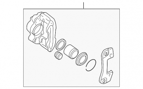 Rear right caliper assembly for Mitsubishi Outlander 2008-2013