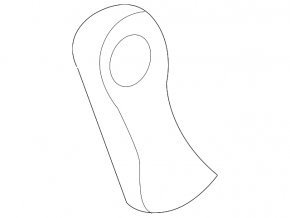 BMW 5 F10 10-16 Interior Hood Lock Handle with Bracket