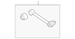Rear right transverse control arm Kia Optima 11-15 CTR