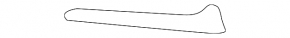 Right fog light trim molding for Subaru Forester 17-18 SJ, black