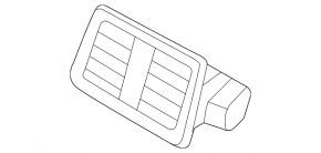 Air duct deflector center console BMW 3 F30 12-18
