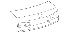 Trunk lid Lexus IS250 IS350 11-13