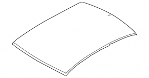 Metal roof Hyundai Sonata 11-15 without sunroof graphite P3