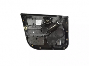 Door trim card front left Fiat 500X 16-17 leather black, with backlight