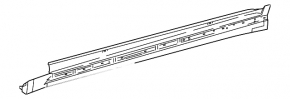 Right threshold for Lexus LS 18-23