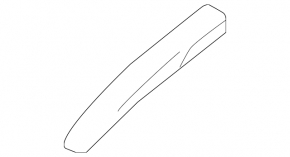 Mitsubishi Outlander 22-25 front left roof rail cap, silver