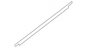 Door-glass molding, central rear right, Ford C-max MK2 13-18 matte