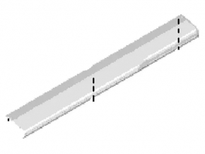 Door sill trim front right Ford C-max MK2 13-18 black, worn