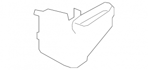 Battery air duct left lower Ford C-max MK2 13-18 energi