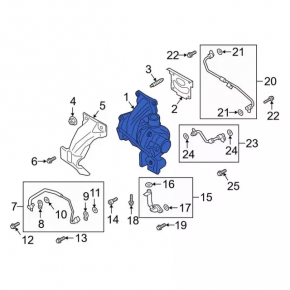 Ford Edge 19-23 2.0T 9kW turbo seized, water damage