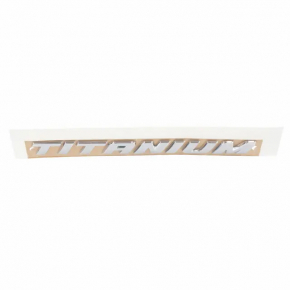 Emblem inscription TITANIUM trunk lid Ford Fusion mk5 19-20