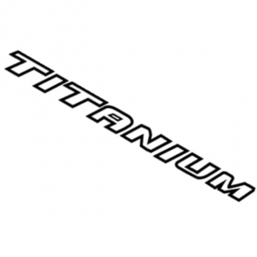 Emblem inscription TITANIUM trunk lid Ford Fusion mk5 19-20