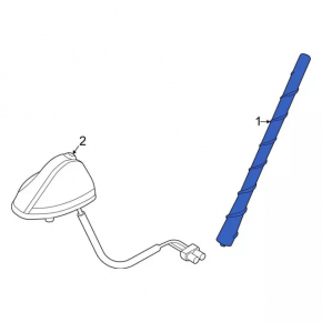 Antenna rod Ford Bronco Sport 21-25