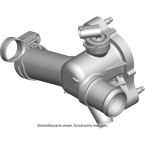 Cooling system flange Cadillac CTS 14- 2.0T