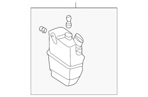 Garbage container for Toyota Solara 3.3 04-08