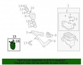 Garbage container for Toyota Solara 3.3 04-08