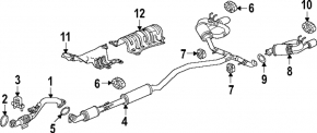 Honda Accord 23- Downpipe Bracket