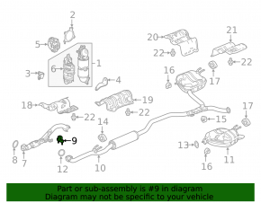 Honda Civic XI FE/FL 22-24 2.0 Downpipe Bracket