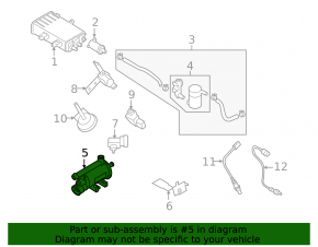 Intake solenoid valve for Hyundai Sonata 11-15 2.4