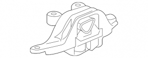 Left engine mount Chevrolet Cruze 16-