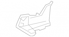 Front bumper air duct left Audi E-Tron 19-23 interior, Quattro