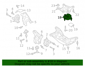 Automatic transmission cushion Audi A6 C8 19- 2.0T