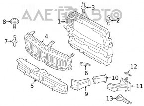 Brake cooling duct right BMW 3 G20 19-26 rear