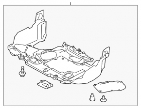 Engine protection Subaru Forester 09-13