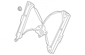 Window lift mechanism front left VW Tiguan 18-