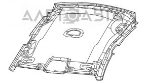 Chrysler 200 15-16 Headliner for Sunroof, Gray