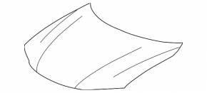 Bare hood Honda Accord 16-17 rest
