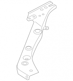 Right TV eyelash Nissan Rogue 08-15