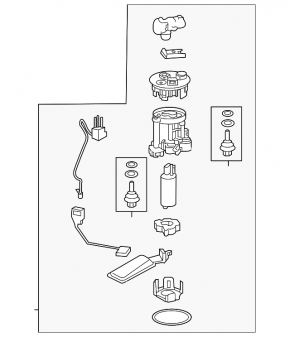 Fuel pump for Lexus RX450h 19-22