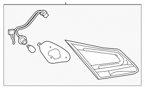 Right inner trunk lid light for Toyota Avalon 2012