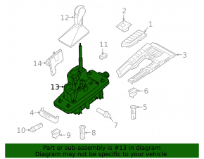 Gearbox shifter Porsche Macan 15-