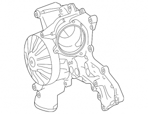Mercedes GLE 63 16-19 5.5 water pump with pulley