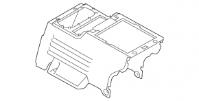 Central rear console Ford Flex 09-12 prerest