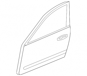 Bare front right door for Infiniti FX35 FX45 03-05