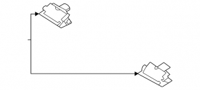 Lincoln Corsair 20-22 trunk release button plate