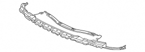 Front bumper central protection for Volkswagen ID.4 23-25