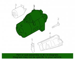 Starter Mitsubishi Galant 04-12