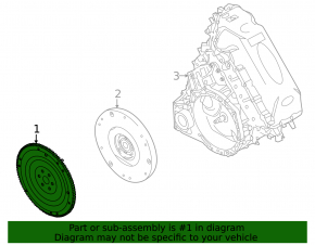 Flywheel ICE Lincoln MKZ 13-20 2.0T type 2